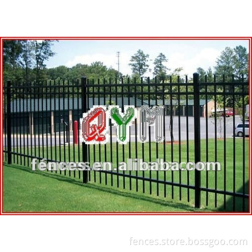 retail/wholesale black galvanized picket fence factory